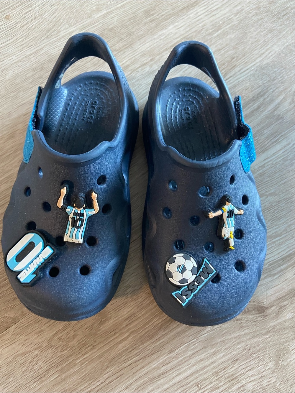 CROCS Kids Clog with Messi Jibbitz Charms